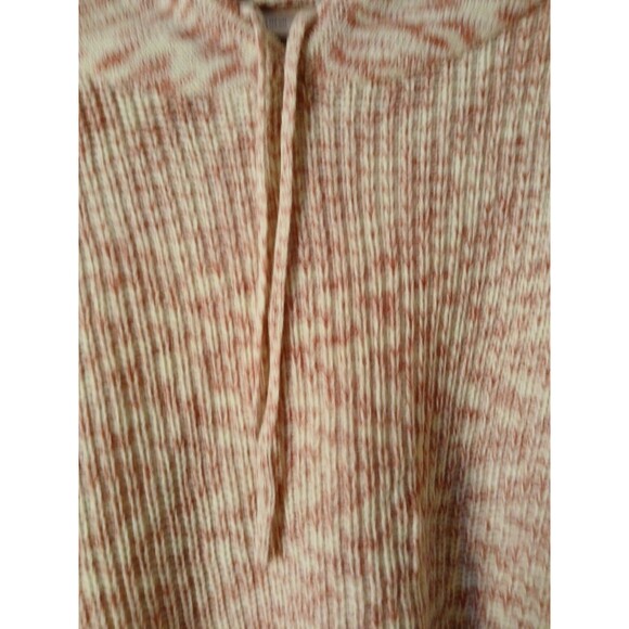 SO Goods For Life WOMENS Med  Long Sleeve Hoodie Cropped Pink/White Marle NWT - Picture 3 of 16